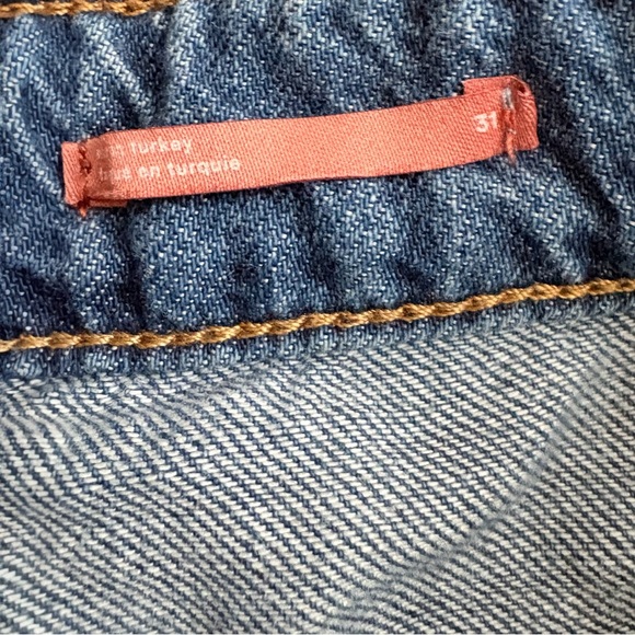 Pilcro The Joey High-Rise Distressed Wide-Leg Jeans, sz 31 - Picture 4 of 6